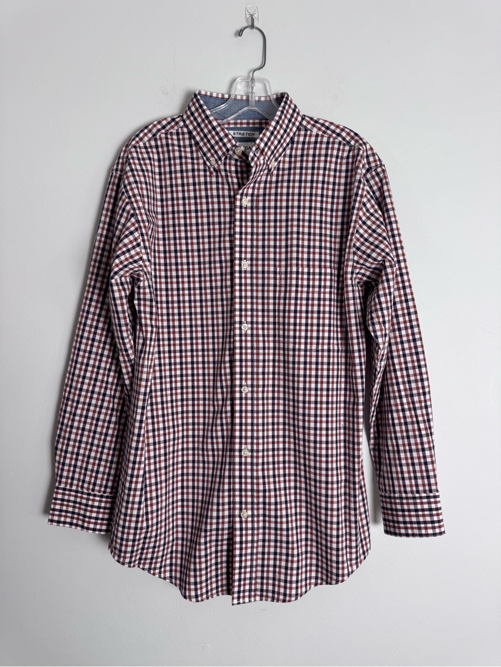 Haggar Men's Checked Button-Down Shirt -  new S